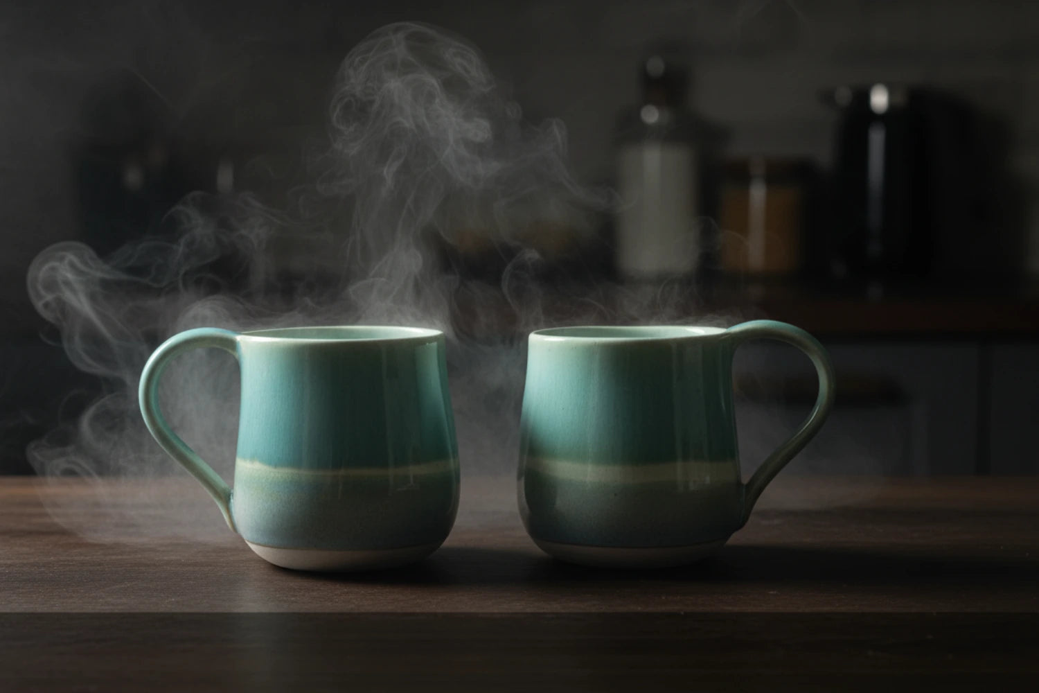 Blue Green Ceramic Mug Set | Earthan