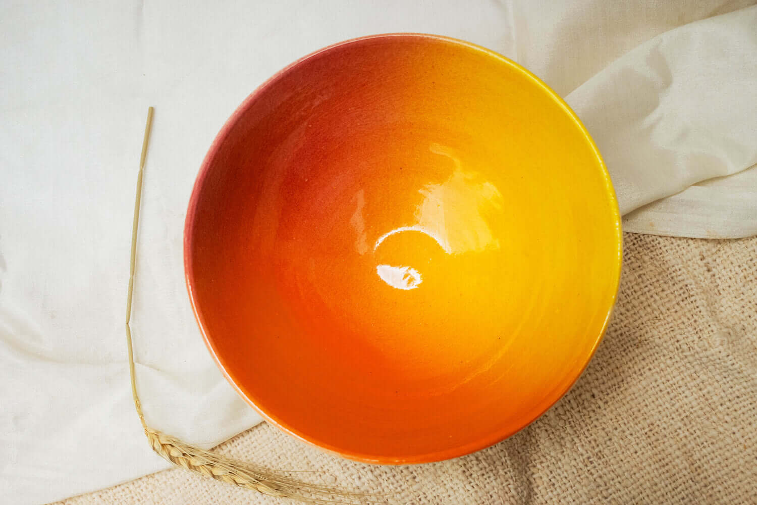 Ceramic Multi Color Plate and  Bowl Set | Earthan