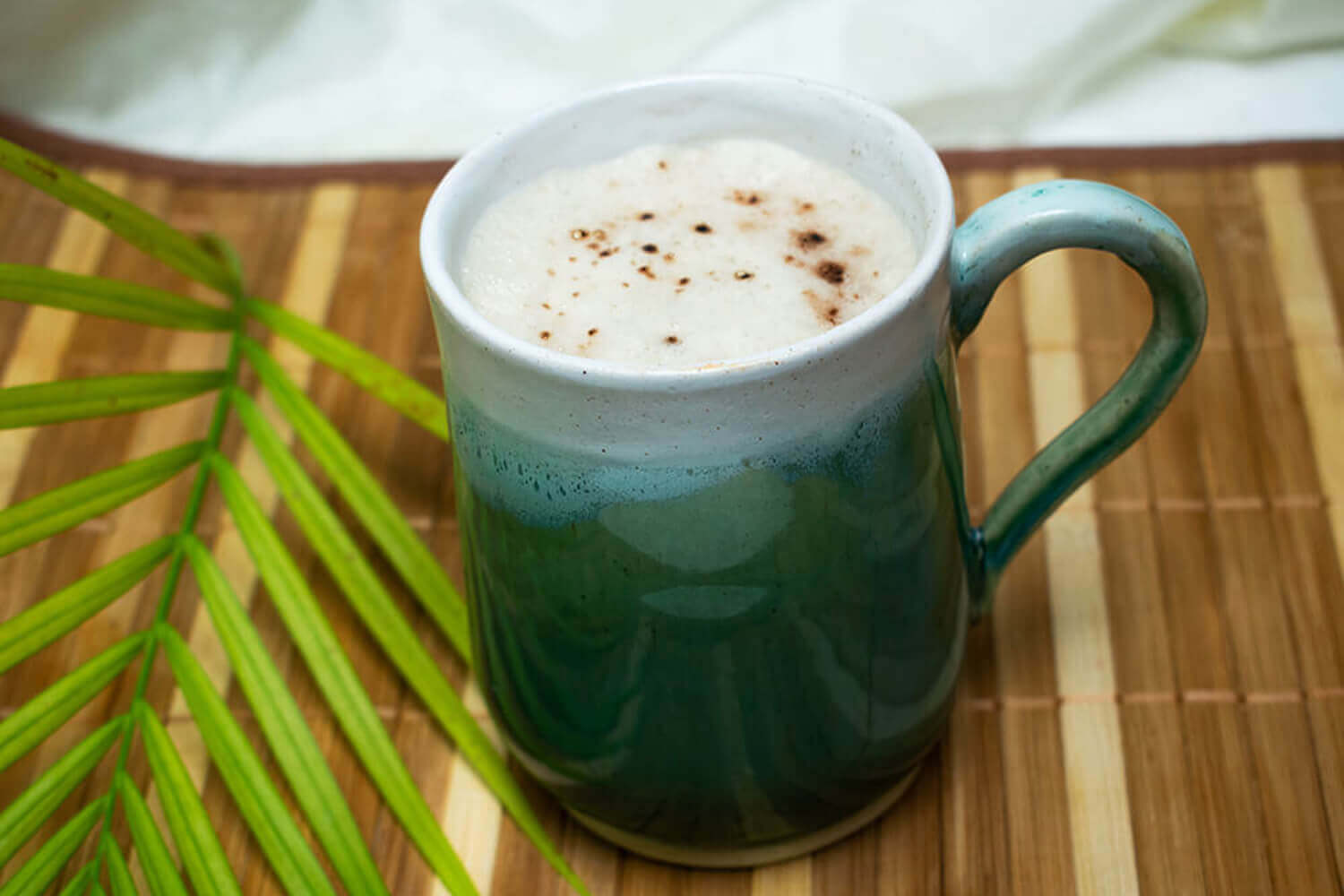 Green Ceramic Coffee Mug | Earthan