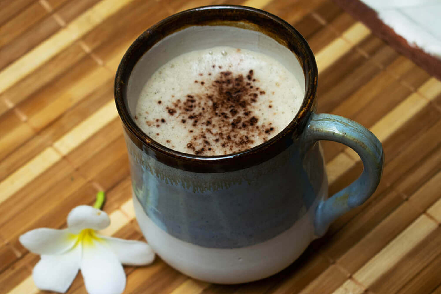 Blue White Ceramic Coffee Mug | Earthan 