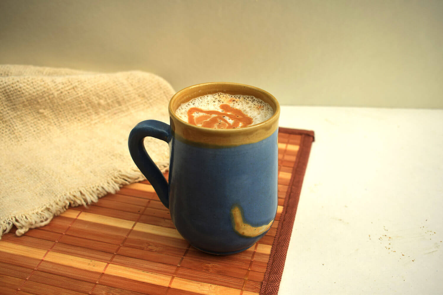 Blue Ceramic Coffee Mug | Earthan