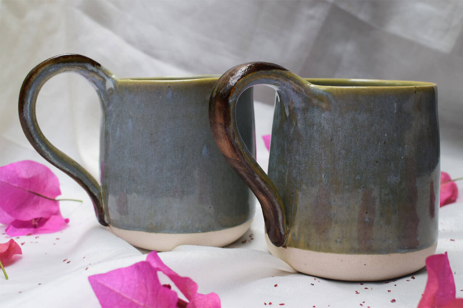 Dreamy Blue Ceramic Coffee mug – set of 2 | Earthan 