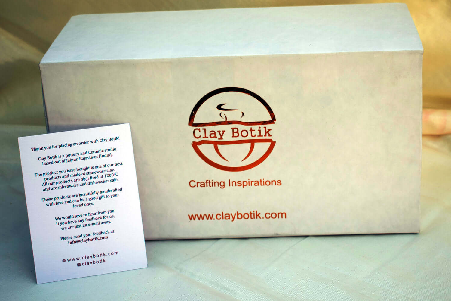 Blue-Leaf-ceramic-coffee-mug-with-box2 | Earthan  